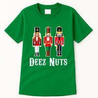 Deez Nuts Funny Christmas Nutcracker Tall T-Shirt