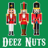 Deez Nuts Funny Christmas Nutcracker Tall T-Shirt