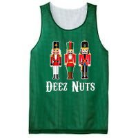 Deez Nuts Funny Christmas Nutcracker Mesh Reversible Basketball Jersey Tank