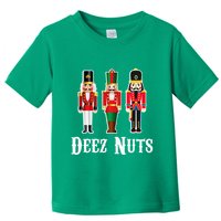 Deez Nuts Funny Christmas Nutcracker Toddler T-Shirt