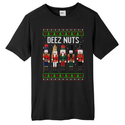 Deez Nut Funny Christmas Gift Tall Fusion ChromaSoft Performance T-Shirt