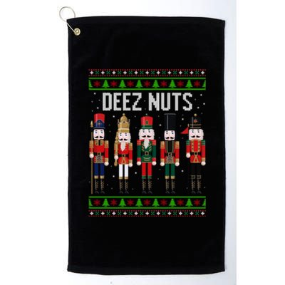 Deez Nut Funny Christmas Gift Platinum Collection Golf Towel