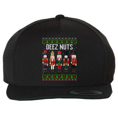 Deez Nut Funny Christmas Gift Wool Snapback Cap