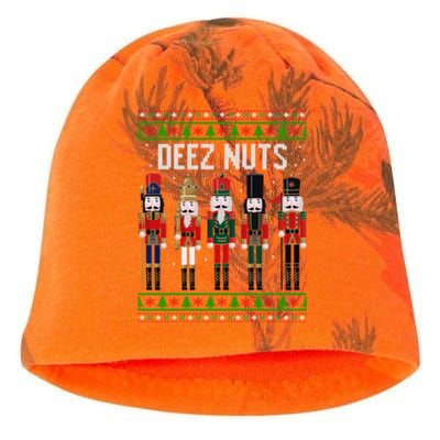 Deez Nut Funny Christmas Gift Kati - Camo Knit Beanie