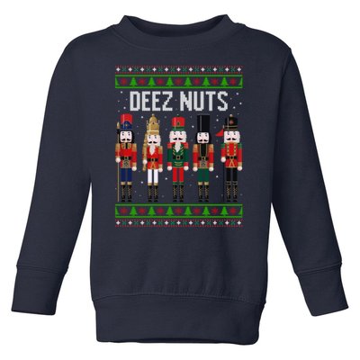 Deez Nut Funny Christmas Gift Toddler Sweatshirt