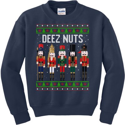 Deez Nut Funny Christmas Gift Kids Sweatshirt