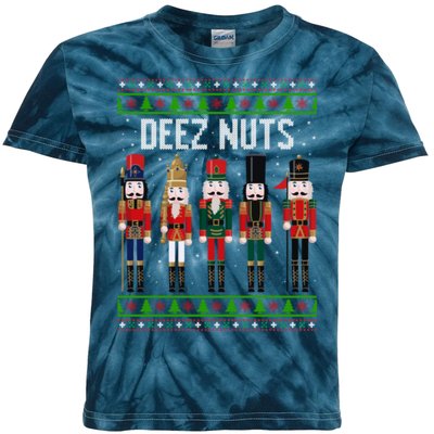 Deez Nut Funny Christmas Gift Kids Tie-Dye T-Shirt