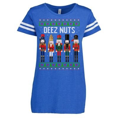 Deez Nut Funny Christmas Gift Enza Ladies Jersey Football T-Shirt