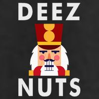 Deez Nuts Funny Christmas Nutcracker Beanie