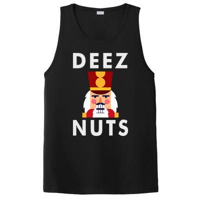 Deez Nuts Funny Christmas Nutcracker PosiCharge Competitor Tank