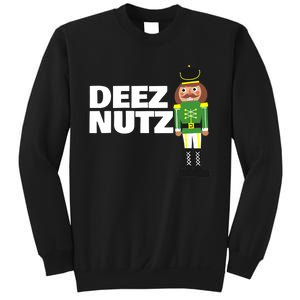 Deez Nuts Funny Christmas Nutcracker Deez Nuts Sweatshirt