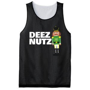 Deez Nuts Funny Christmas Nutcracker Deez Nuts Mesh Reversible Basketball Jersey Tank