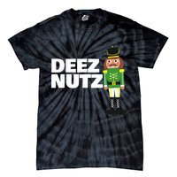 Deez Nuts Funny Christmas Nutcracker Deez Nuts Tie-Dye T-Shirt