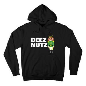 Deez Nuts Funny Christmas Nutcracker Deez Nuts Tall Hoodie