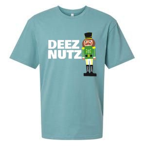 Deez Nuts Funny Christmas Nutcracker Deez Nuts Sueded Cloud Jersey T-Shirt