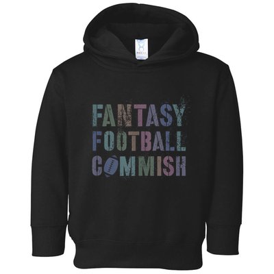 Drafting Night Fantasy Football Commish Dibs On Commissioner Toddler Hoodie