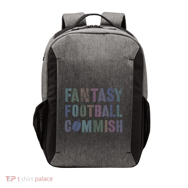 Drafting Night Fantasy Football Commish Dibs On Commissioner Vector Backpack