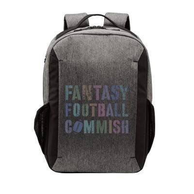 Drafting Night Fantasy Football Commish Dibs On Commissioner Vector Backpack