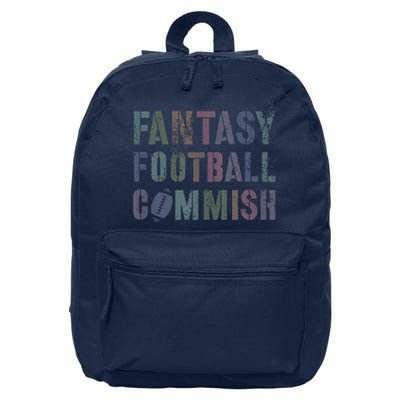 Drafting Night Fantasy Football Commish Dibs On Commissioner 16 in Basic Backpack