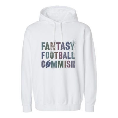 Drafting Night Fantasy Football Commish Dibs On Commissioner Garment-Dyed Fleece Hoodie
