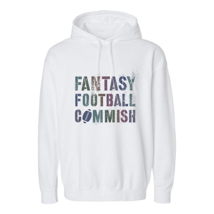 Drafting Night Fantasy Football Commish Dibs On Commissioner Garment-Dyed Fleece Hoodie