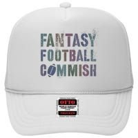 Drafting Night Fantasy Football Commish Dibs On Commissioner High Crown Mesh Back Trucker Hat