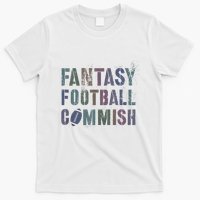 Drafting Night Fantasy Football Commish Dibs On Commissioner T-Shirt