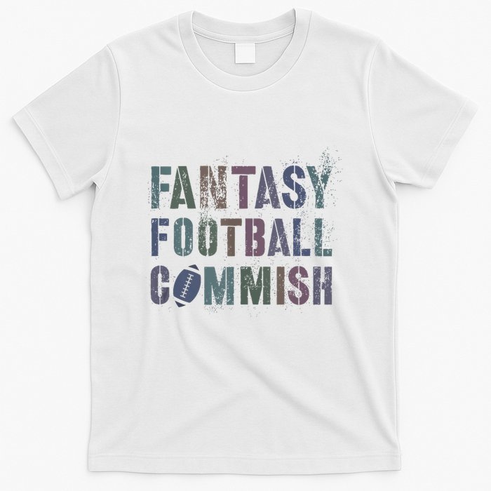 Drafting Night Fantasy Football Commish Dibs On Commissioner T-Shirt
