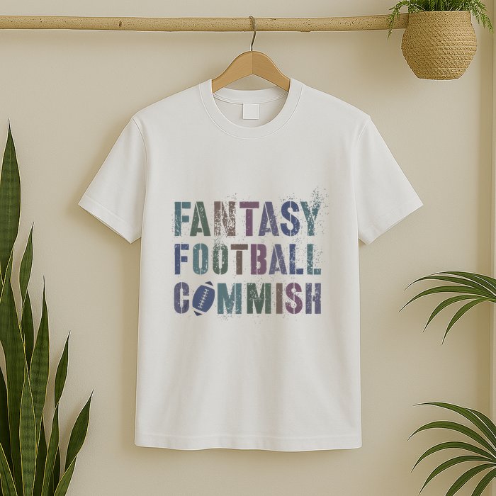 Drafting Night Fantasy Football Commish Dibs On Commissioner T-Shirt
