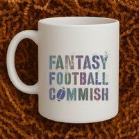 Drafting Night Fantasy Football Commish Dibs On Commissioner Mug