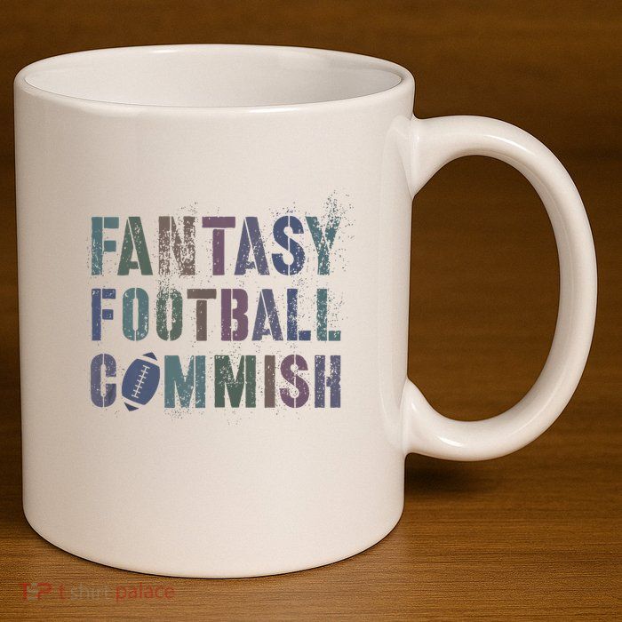 Drafting Night Fantasy Football Commish Dibs On Commissioner 11oz C Handle Ceramic Mug