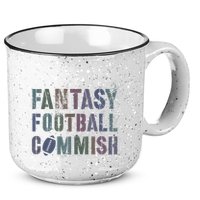 Drafting Night Fantasy Football Commish Dibs On Commissioner 15oz Campfire Ceramic Mug