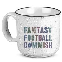 Drafting Night Fantasy Football Commish Dibs On Commissioner 15oz Campfire Ceramic Mug