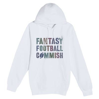 Drafting Night Fantasy Football Commish Dibs On Commissioner Premium Pullover Hoodie