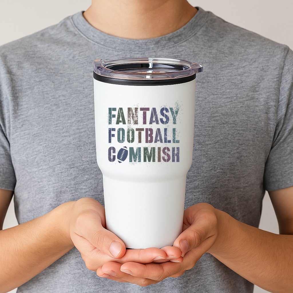 Drafting Night Fantasy Football Commish Dibs On Commissioner Tumbler