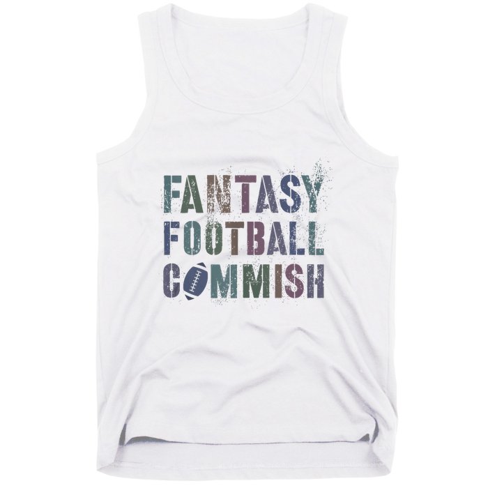 Drafting Night Fantasy Football Commish Dibs On Commissioner Tank Top