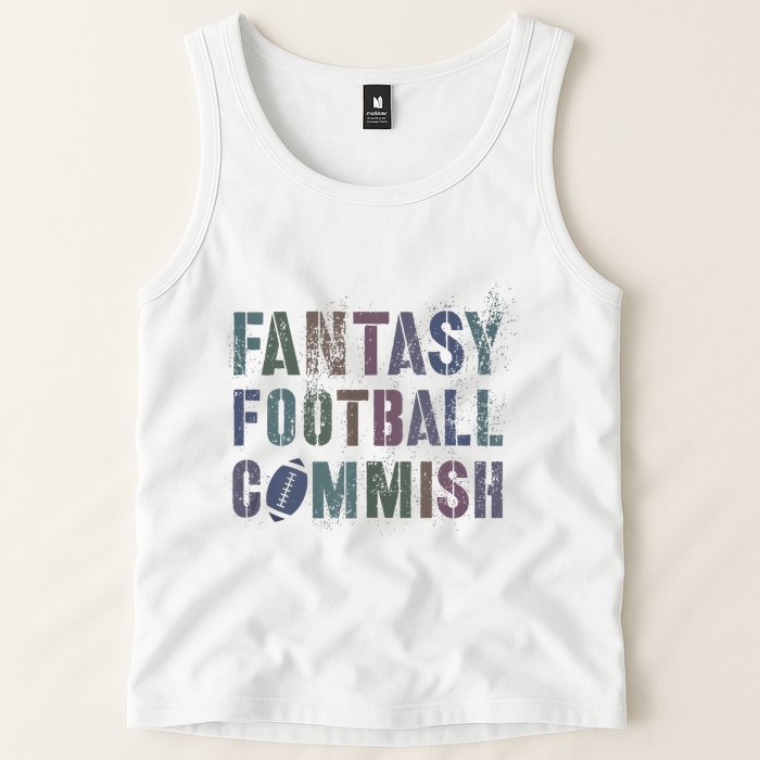 Drafting Night Fantasy Football Commish Dibs On Commissioner Tank Top