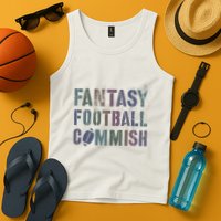 Drafting Night Fantasy Football Commish Dibs On Commissioner Tank Top