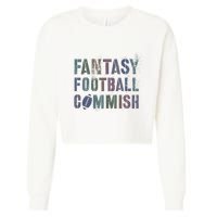 Drafting Night Fantasy Football Commish Dibs On Commissioner Cropped Pullover Crew