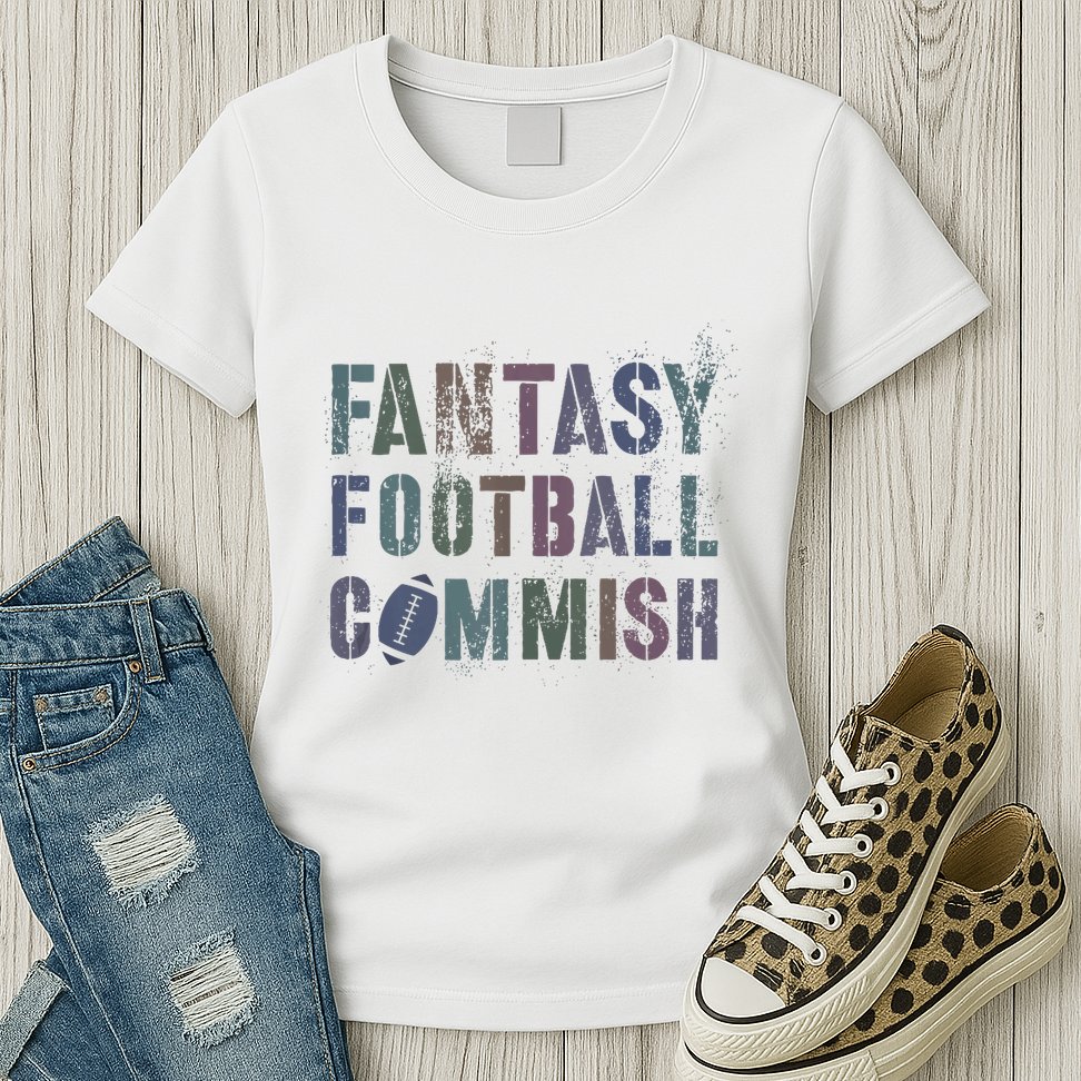 Drafting Night Fantasy Football Commish Dibs On Commissioner Womens T-Shirt