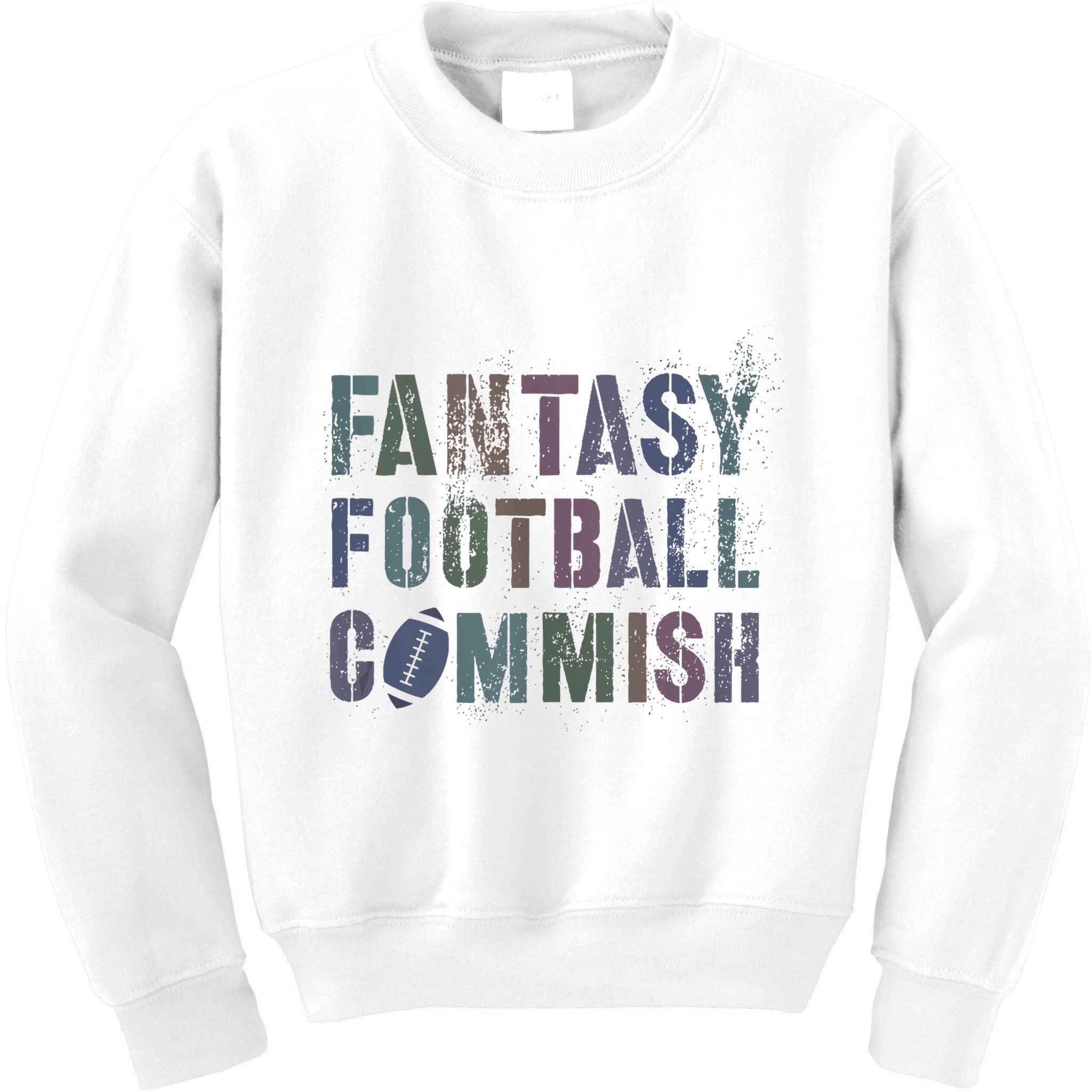 Drafting Night Fantasy Football Commish Dibs On Commissioner Kids Sweatshirt