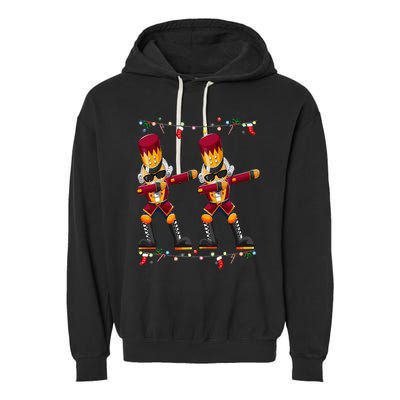 Dabbing Nutcracker Figure Christmas Nutcracker Ballet Garment-Dyed Fleece Hoodie