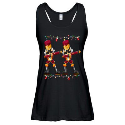 Dabbing Nutcracker Figure Christmas Nutcracker Ballet Ladies Essential Flowy Tank