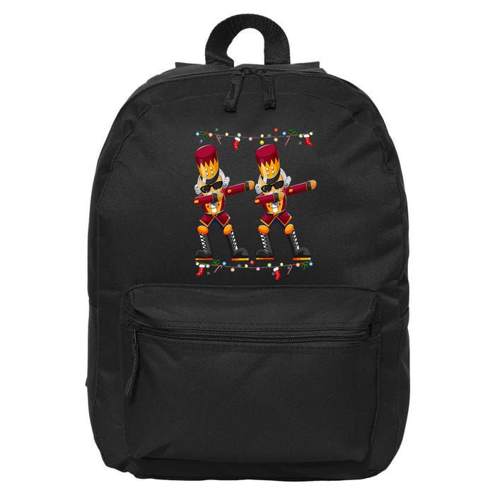 Dabbing Nutcracker Figure Christmas Nutcracker Ballet 16 in Basic Backpack