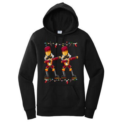 Dabbing Nutcracker Figure Christmas Nutcracker Ballet Women's Pullover Hoodie