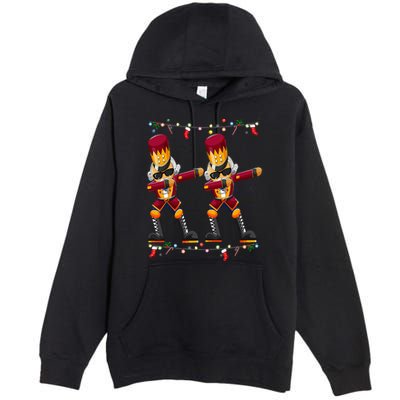 Dabbing Nutcracker Figure Christmas Nutcracker Ballet Premium Pullover Hoodie
