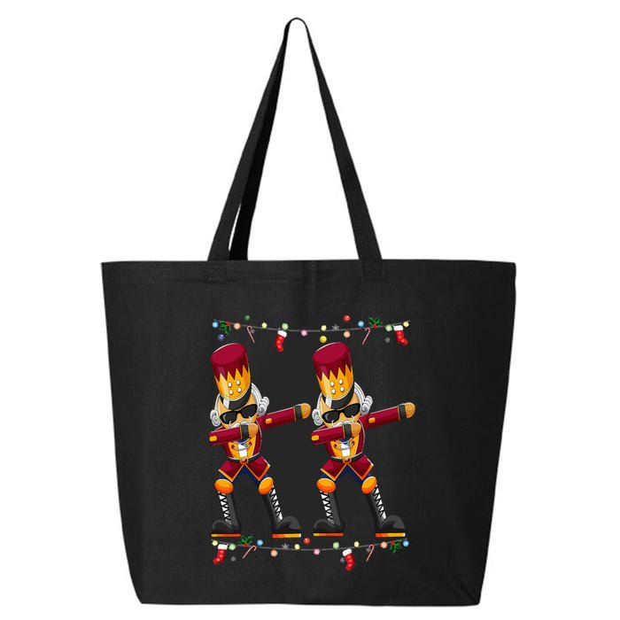 Dabbing Nutcracker Figure Christmas Nutcracker Ballet 25L Jumbo Tote