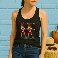 Dabbing Nutcracker Figure Christmas Nutcracker Ballet Womens Tank Top