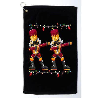Dabbing Nutcracker Figure Christmas Nutcracker Ballet Golf Towel