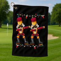 Dabbing Nutcracker Figure Christmas Nutcracker Ballet Golf Towel